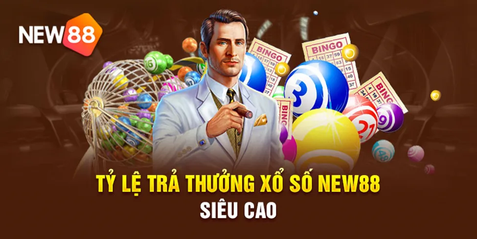 Tỷ lệ trả thưởng xổ số NEW88 siêu cao